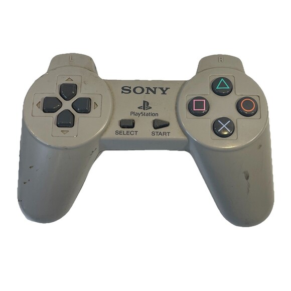 Sony PlayStation 1 Wired Controller SCPH-1080 Model Gray Tested - Picture 2 of 8